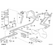 BMW Pipe - Genuine BMW 16131181029
