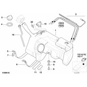 BMW Outlet Pipe - Genuine BMW 16131183288