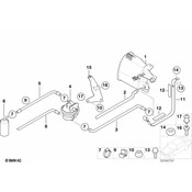 BMW Outlet Pipe F Activated Carbon Container (I) - Genuine BMW 16131184588