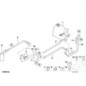 BMW Fuel Tank Vent Valve - Genuine BMW 16136752313