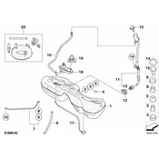 BMW Fuel Vent Pipe - Genuine BMW 16137190576