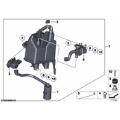BMW Vapor Canister - Genuine BMW 16137217031