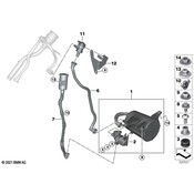 BMW Evaporative Emissions System Lines - Genuine BMW 16137404082