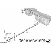 BMW Scavenge Air Line - Genuine BMW 16137407289