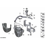 BMW SCR Reservoir Filler Pipe - Genuine BMW 16197204986