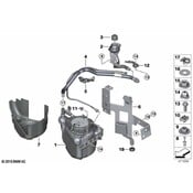BMW Fuel Tank Bracket - Genuine BMW 16197204997