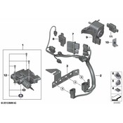 BMW Cable Holder - Genuine BMW 16197220677