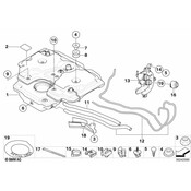 BMW Set Filler-Bleeder Pipe - Genuine BMW 16197244286
