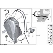 BMW Bracket - Genuine BMW 16197299373