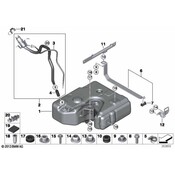 BMW Bracket Tension Strap - Genuine BMW 16197303855
