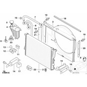 BMW Bracket Radiator Upper Part - Genuine BMW 17102229519