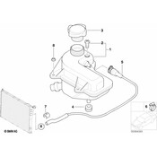 BMW Engine Coolant Expansion Tank - Genuine BMW 17102229772