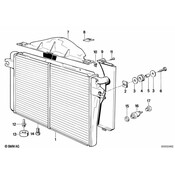 BMW Clamping Spring - Genuine BMW 17111176098