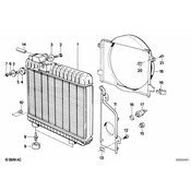 BMW Radiator - Genuine BMW 17112225592