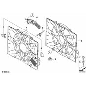BMW Bracket Fan Housing - Genuine BMW 17112283109