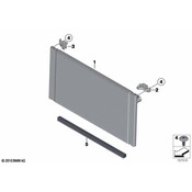 Mini Radiator Air Seal - Genuine Mini 17112754861