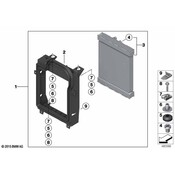 BMW Radiator - Genuine BMW 17117533477