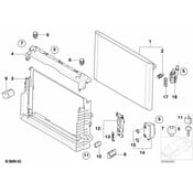 BMW Cover Module Carrier - Genuine BMW 17117561432