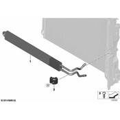 BMW Bracket Power-Steering Cooler - Genuine BMW 17117561546
