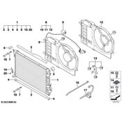 Mini Cooper Radiator - Genuine Mini 17117570822