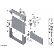 BMW Cover Module Carrier - Genuine BMW 17117577117