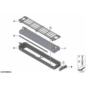 BMW Radiator Air Seal - Genuine BMW 17117594626