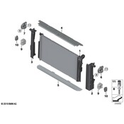 BMW Sealing Lower - Genuine BMW 17117616028