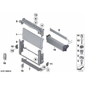 BMW Radiator Support Panel - Genuine BMW 17117639071