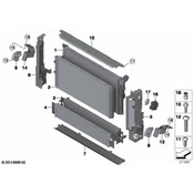 BMW Radiator - Genuine BMW 17117649143