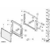 BMW Module Carrier Front - Genuine BMW 17117966247