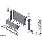 BMW Radiator - Genuine BMW 17118623366