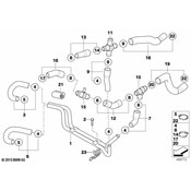 Mini Cooper Hose Clamp (D=25mm) - Genuine Mini 17127557016