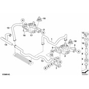 BMW Radiator Coolant Hose - Genuine BMW 17127589738
