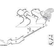 BMW Refrigerant Pipe - Genuine BMW 17127616036