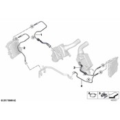 BMW Engine Coolant Hose - Genuine BMW 17127619701