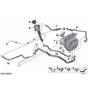 BMW Engine Coolant Overflow Hose - Genuine BMW 17127619722