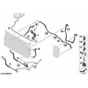 BMW Radiator Coolant Hose - Genuine BMW 17127634965