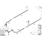 BMW Refrigerant Pipe - Genuine BMW 17127636408