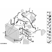 BMW Radiator Coolant Hose - Genuine BMW 17127850106