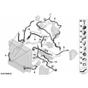 BMW Radiator Coolant Hose - Genuine BMW 17127850107