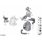 BMW Intercooler Coolant Pump - Genuine BMW 17127850113