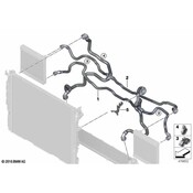 BMW Radiator Coolant Hose - Genuine BMW 17127991455