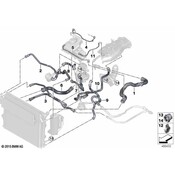 BMW Engine Coolant Hose - Genuine BMW 17128616133