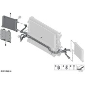 BMW Radiator Coolant Hose Clip - Genuine BMW 17128684901