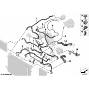 BMW Radiator Coolant Hose - Genuine BMW 17128747913