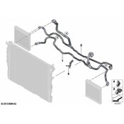 BMW Radiator Coolant Hose - Genuine BMW 17129487613