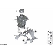 BMW Bracket Expansion Tank - Genuine BMW 17137575551