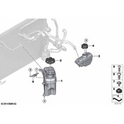 BMW Intercooler Coolant Expansion Tank - Genuine BMW 17138089488