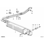 BMW Oil Cooling Pipe Inlet (325i 325is 325iX) - Genuine BMW 17211707863