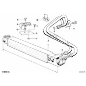 BMW Oil Cooling Pipe-Screw Type Connection (793mm*807mm) - Genuine BMW 17211712361